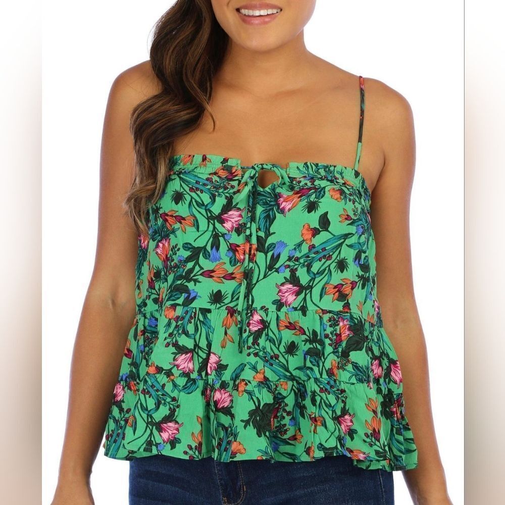 Women's Floral Knit Tank Top